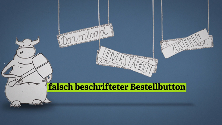 Erklärfilm für die Vebraucherzentrale Niedersachsen über online Fake-Shops